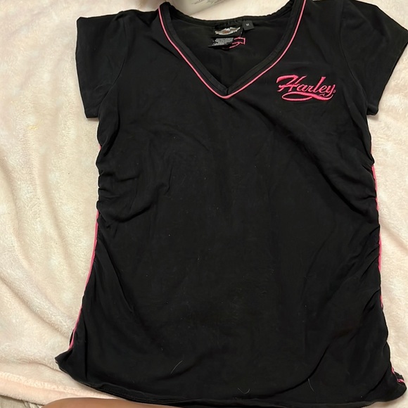 Harley Davidson black tee - Picture 1 of 4